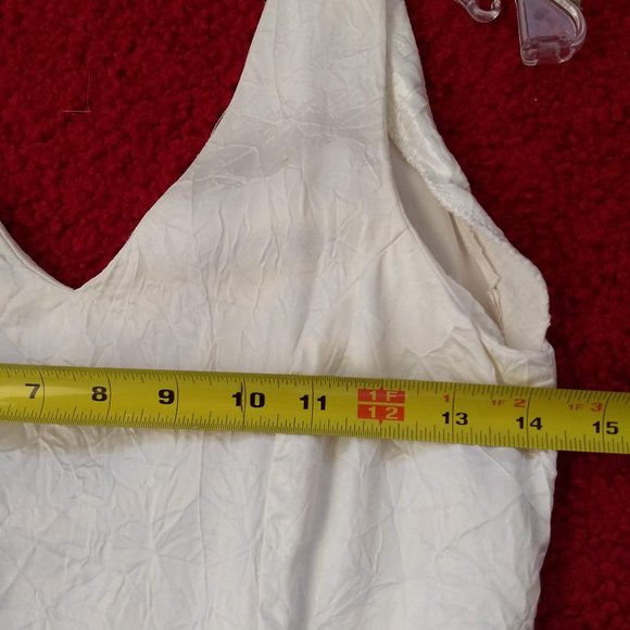 vintage 80s crinkle shiny body con sleeveless maxi party dress - Picture 6 of 12